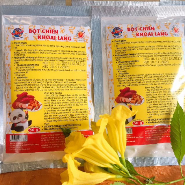 Bột chiên khoai lang có vị phomai thơm ngon [ gói 50g]