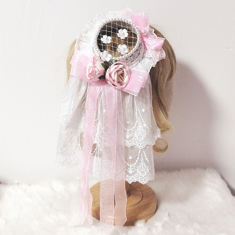 Mũ Bonnet Phong Cách Hoàng Gia Lolita Thanh Lịch Cho Nữ