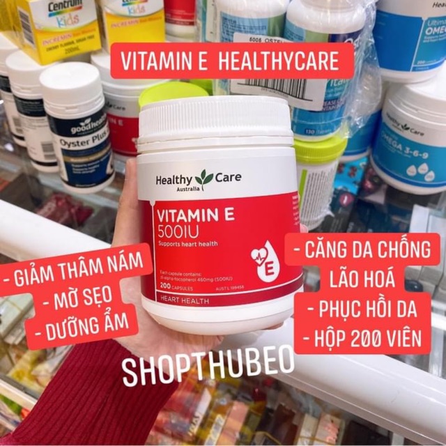 VITAMIN E HEALTHY CARE 500IU 200