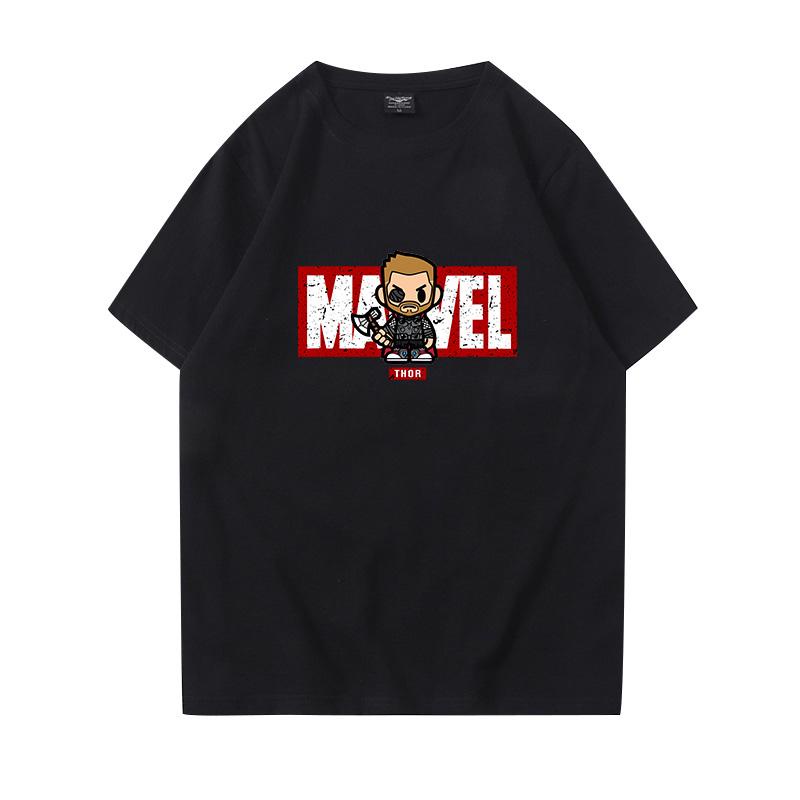 Áo Thun GYG Unisex Marvel Form Rộng Oversize Phong Cách Hàn Quốc