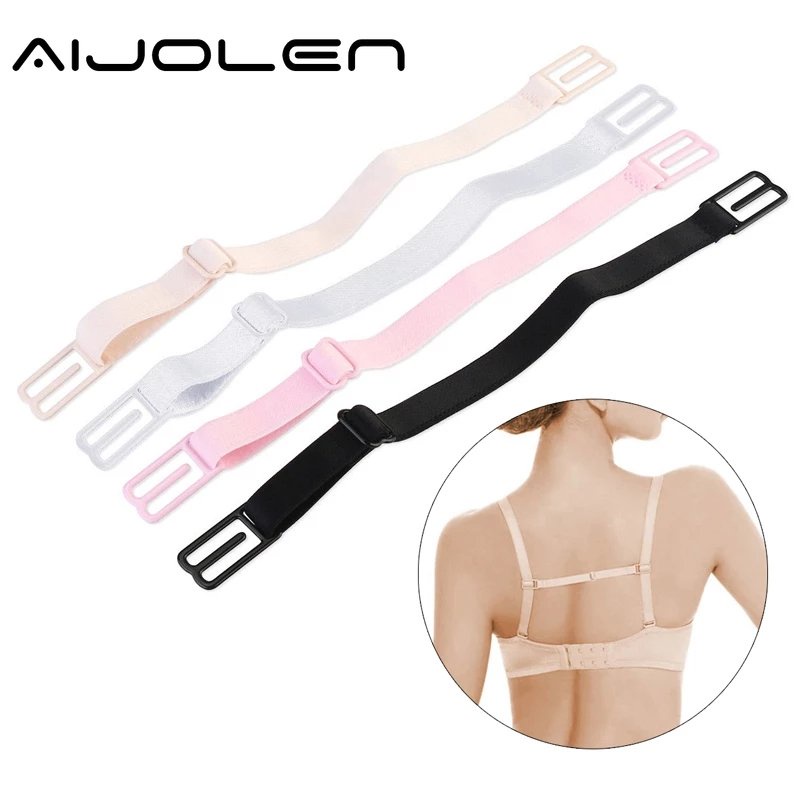 Dây áo ngực Aijolen chống trượt vô hình co giãn tùy chỉnh vai cài khóa sau cho nữ