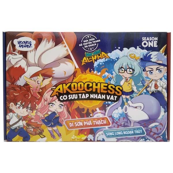 Boardgame Cờ Sưu Tập Nhân Vật Akoochess - Season 1 - Boardgame Di Sơn Phá Thạch mùa 1 - Thư Viện Đồ Chơi