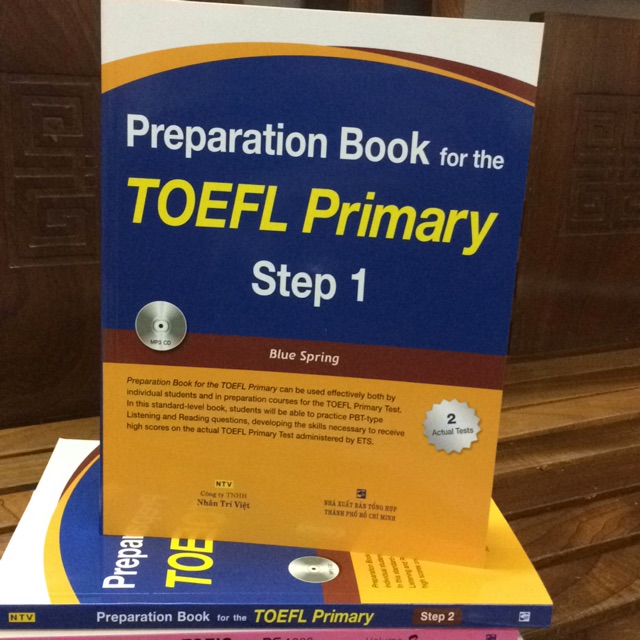 Sách - Prepartion Book for the Toefl Primary Step 1 ( gồm 1Cd giá bìa 298,000 )