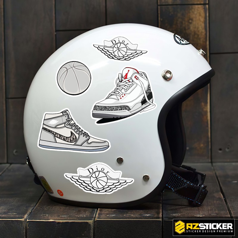Hình Giày Jokdan | Sticker Dán Xe, Tem Dán Xe Máy, Xe Điện Chống Thấm Nước, Chống Bay Màu