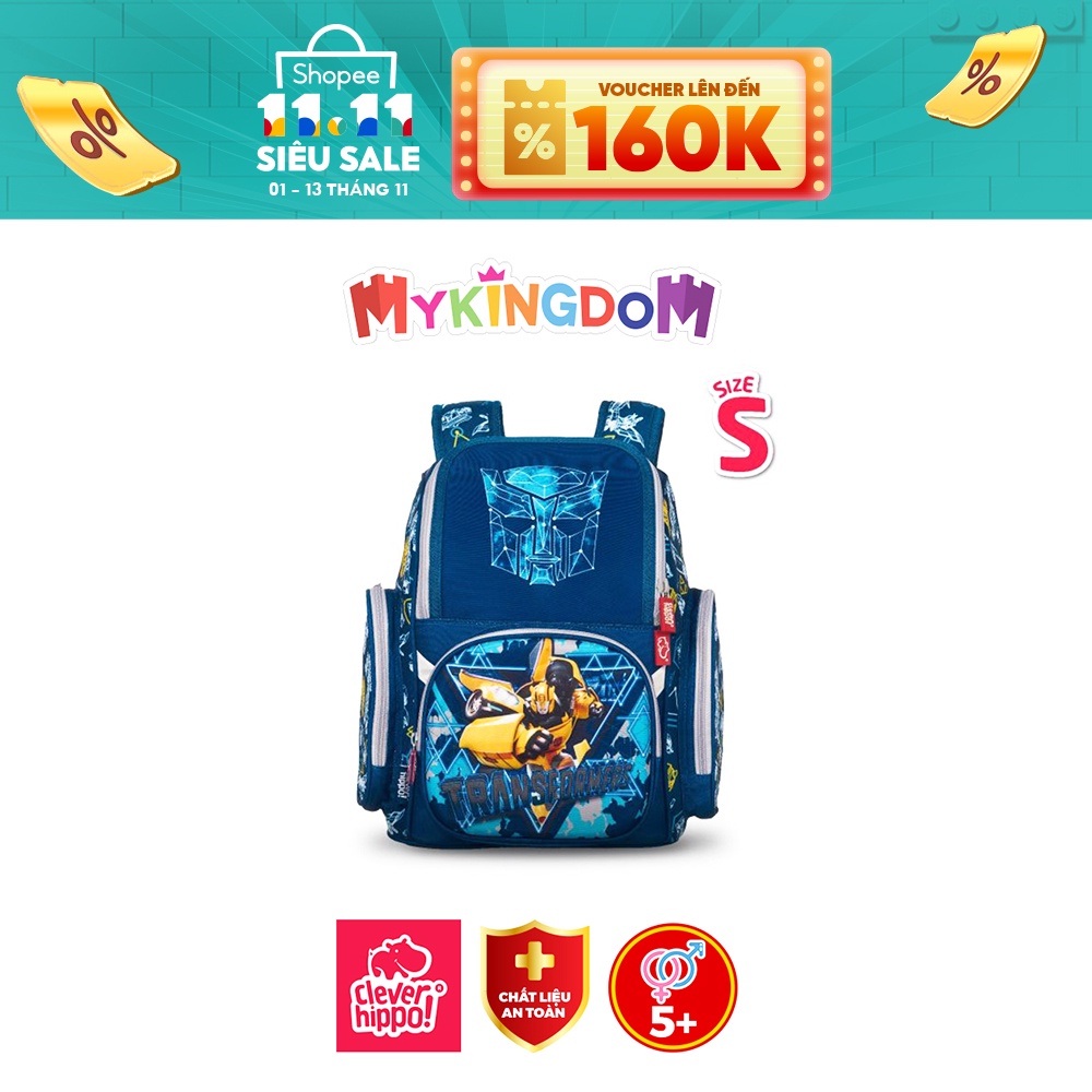 Balo Clever Hippo Dành Cho Trẻ Em nhân vật Bumble Bee dũng mãnh BT1106