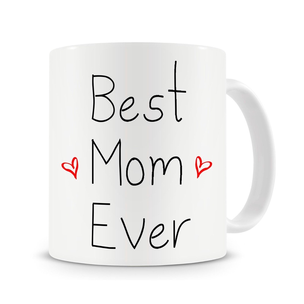 Cốc Uống Cà Phê In Chữ Best Mom, Ly Uống Sữa Mẹ