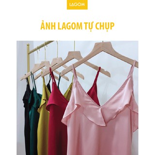 Váy Ngủ Lụa 2 Dây Sexy Cao Cấp (Video + Ảnh Thật)