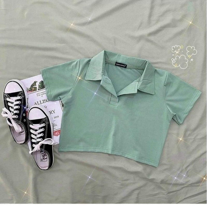 [Freeship] Áo Crottop Polo Chất Bozip Co Giản 4 Chiều