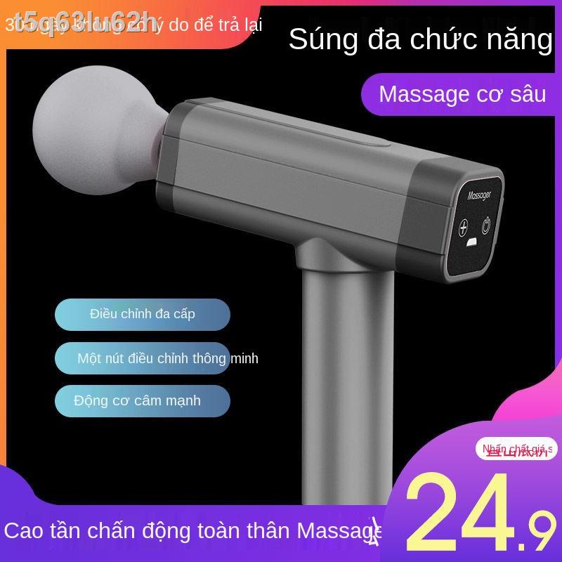 ( rẻ mà chất lượng)Fascia súng thiết bị xoa bóp cơ bắp thể dục cột sống cổ máy giãn điện lấy chân rung sâu thư