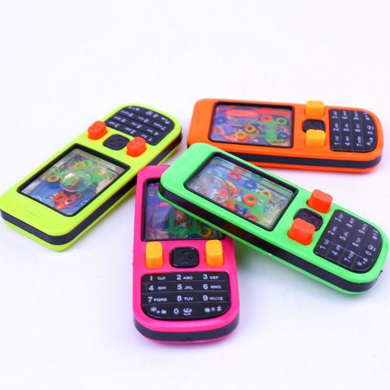 Máy chơi game bắn vòng nước hình điện thoại, đồ chơi ném vòng nước