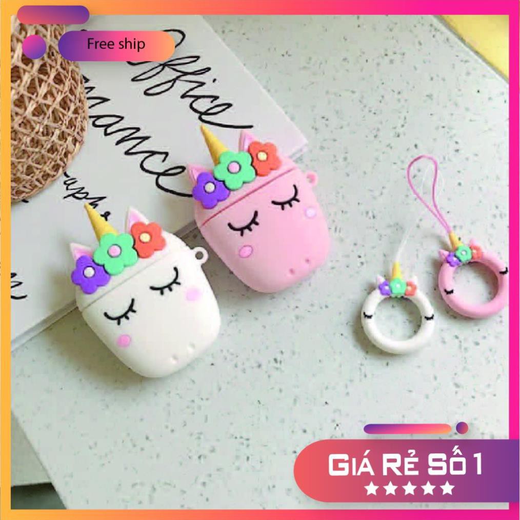 Airpods Case ⚡Freeship ⚡ UNICORN Case Tai Nghe Không Dây Airpods 1/2/i12 - Châts Case Store