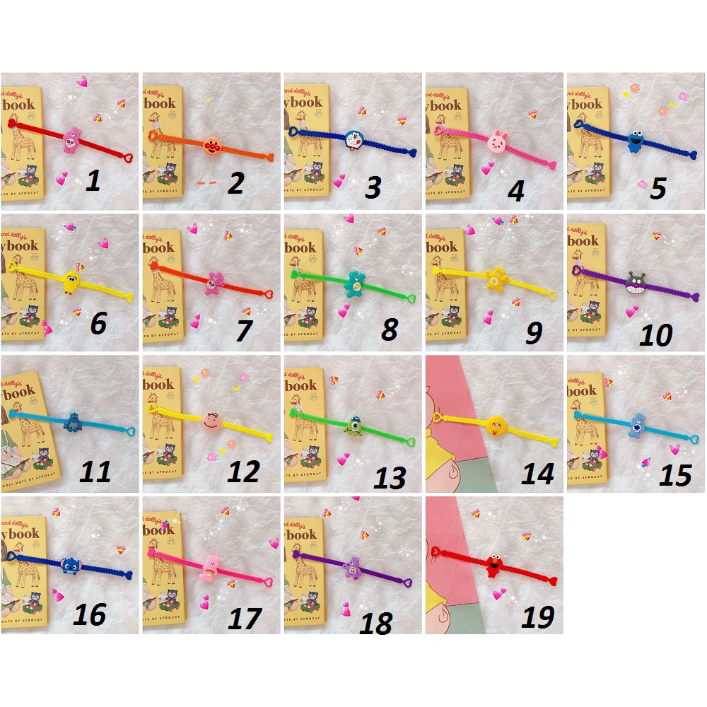 Vòng tay cartoon hoạt hình dễ thương Ulzzang | BigBuy360 - bigbuy360.vn