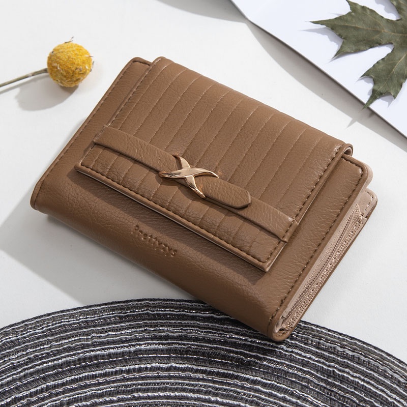 Ví Da Pu Đựng Tiền Xu Thời Trang Cho Nữ Giá Đỡ