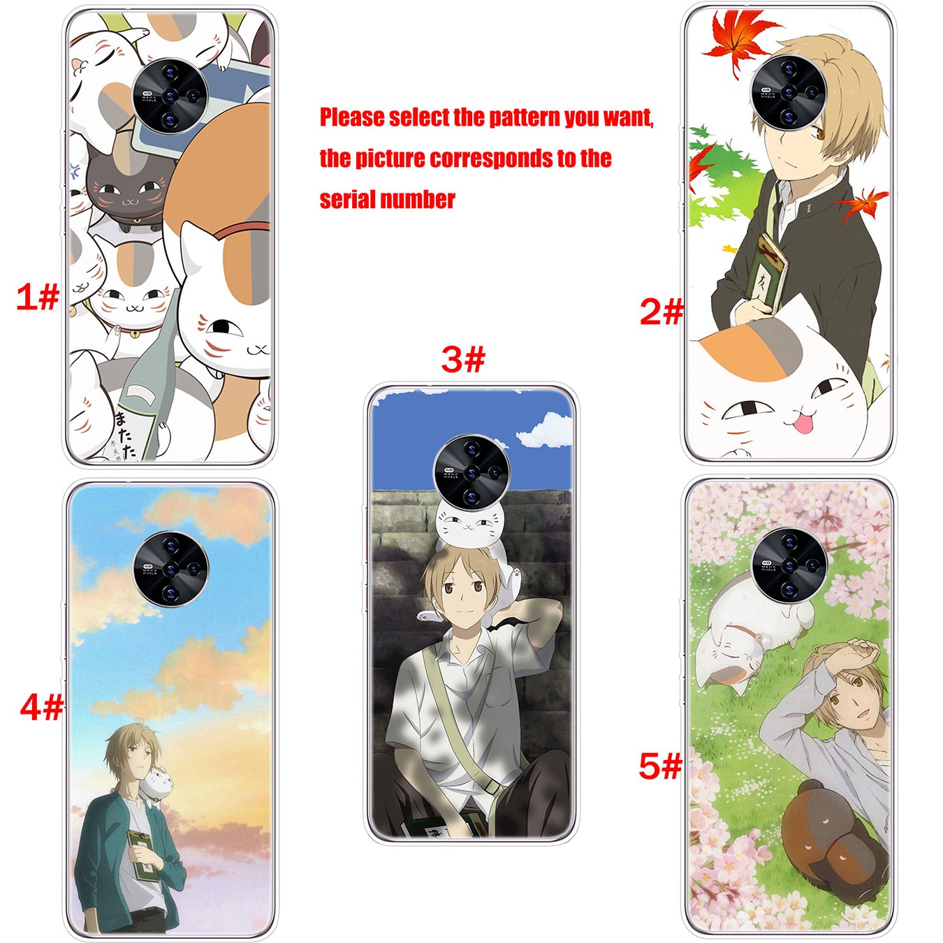 Ốp Lưng Silicone In Hình Anime Natsume Yuujinchou Cho Oppo A3S A5 A7 A37 Neo 9 A39 A57 A5S A59 A73 A77 F1S F3 F5 F7 F9 Pro A7X A9 2020