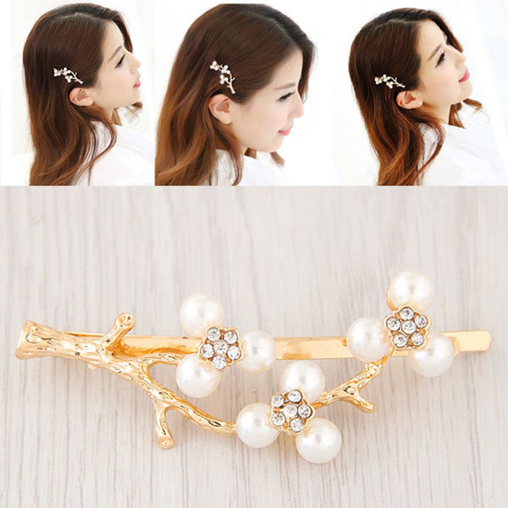 Kẹp tóc thời trang kiểu hoa anh đào cá tính