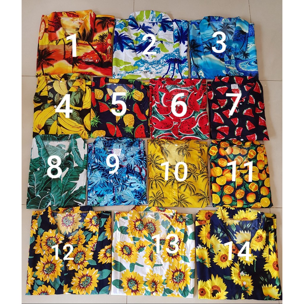 (chất kate thái 1 - kho HCM) bộ dừa cam đi biển, team - bộ hoa quả, trái cây big size- chuyên sỉ lẻ - nhuhuyen shop
