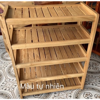 Kệ dép gỗ 5 tầng - 60cm