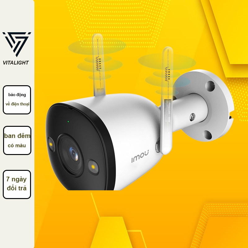 Camera WIFI IP full HD Wifi Imou  (Có màu ban đêm) - Ngoài Trời IP6 Giám Sát Hồng Ngoại - Bảo Hành 2 Năm