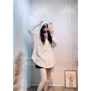 Áo hoodie len oversize