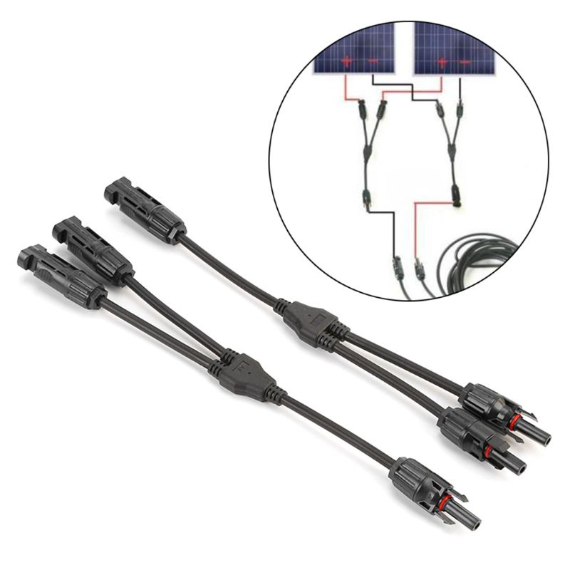 1 Cặp Dây Cáp Kết Nối Bảng Pin Năng Lượng Mặt Trời