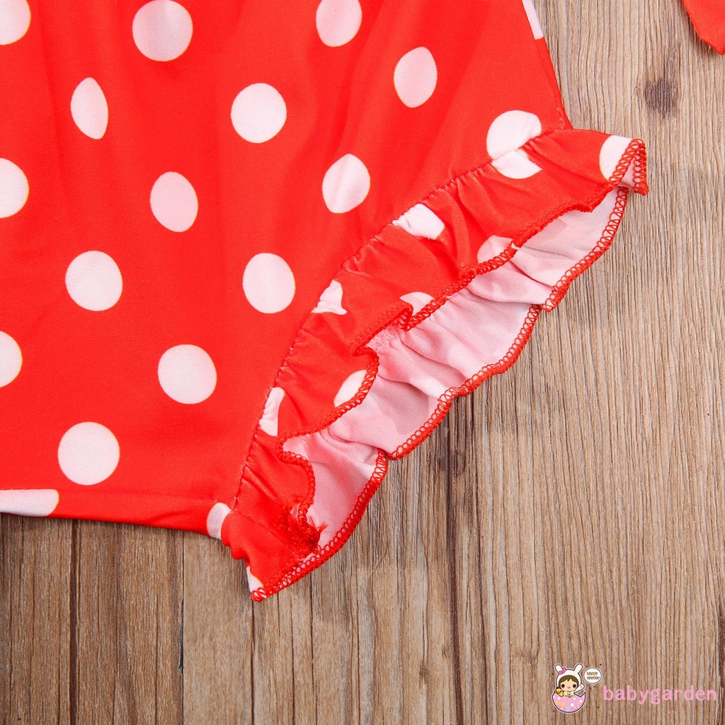 Áo Thun Không Tay Kèm Quần Short Màu Đỏ / Hồng Cho Bé Gái