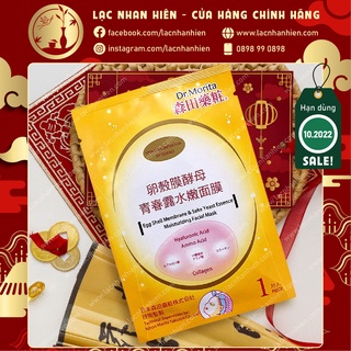 MIẾNG LẺ MẶT NẠ TRỨNG VÀ MEN RƯỢU SAKE DR.MORITA EGG SHELL MEMBRANE & SAKE YEAST ESSENCE MOISTURIZING FACIAL MASK