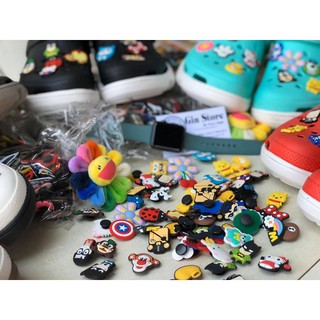 Sticker gắn dép crocs sticker dép cá sấu sticker dép sục - Gin store