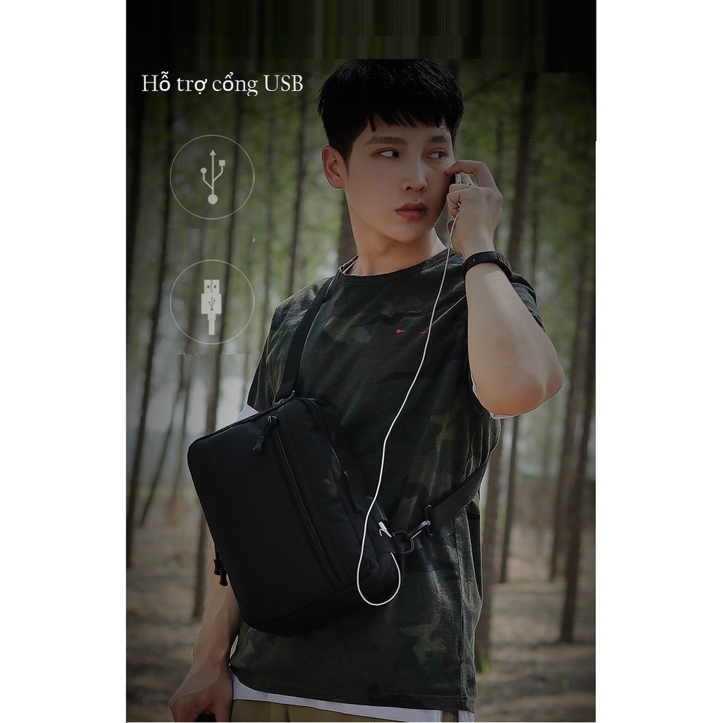 Balo đeo chéo chiến thuật.Mã_2080.