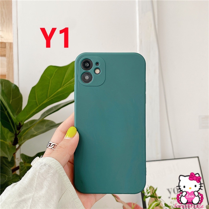 Ốp Điện Thoại Màu Trơn Bảo Vệ Camera Cho Samsung A11 M11 A22 A72 A21S A12 M12 A31 A71 A50 A30S A50S A51 A32 A52 | BigBuy360 - bigbuy360.vn