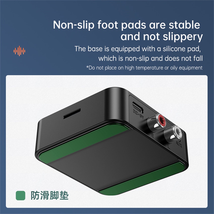 Bộ Thu Phát Âm Thanh Bluetooth 5.0 3D Stereo TF Card RCA 3.5mm AUX Cho Loa Xe Hơi