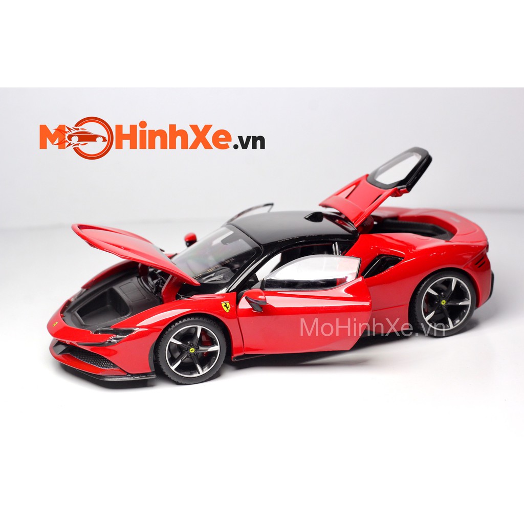 MÔ HÌNH XE FERRARI SF90 1:24 BBURAGO