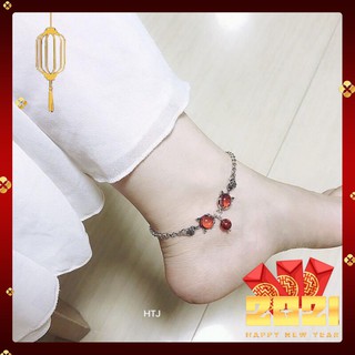 Lắc chân bạc nữ