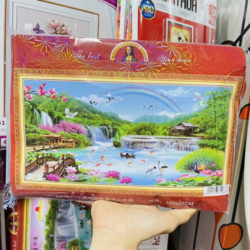 Tranh Thêu Kín Phong Cảnh Thiên Nhiên E215,EDB215