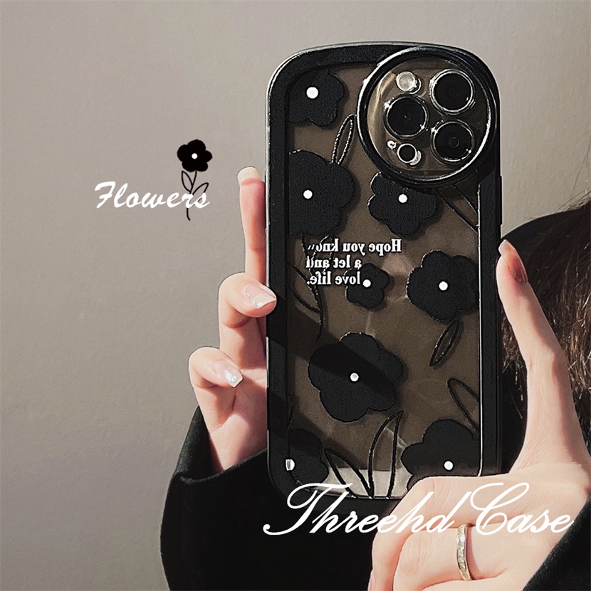 Ốp Điện Thoại Dẻo Họa Tiết Hoa Thời Trang Chống Sốc Cho iPhone 14 13 12 11 Pro Max SE2020 X XR Xs Max 7 8 Plus
