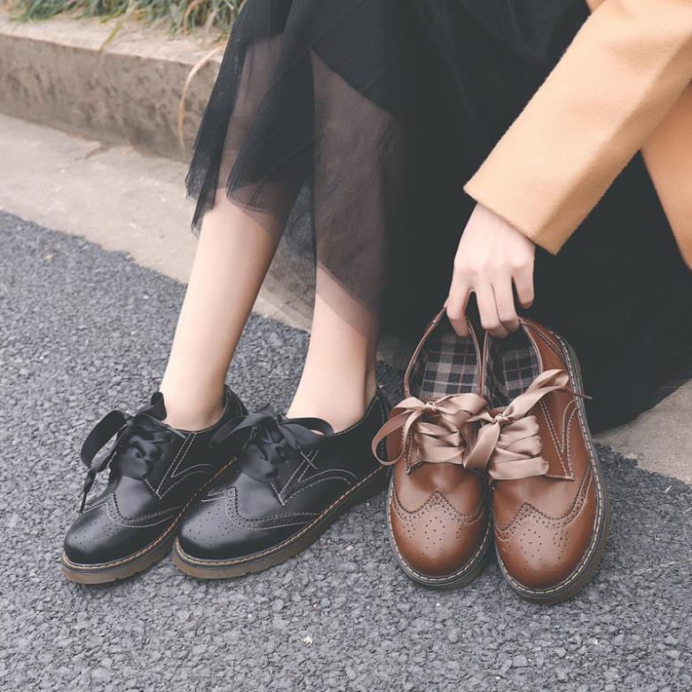 [SẴN] Giày Oxford đục lỗ 2 loại dây buộc -v01 | BigBuy360 - bigbuy360.vn