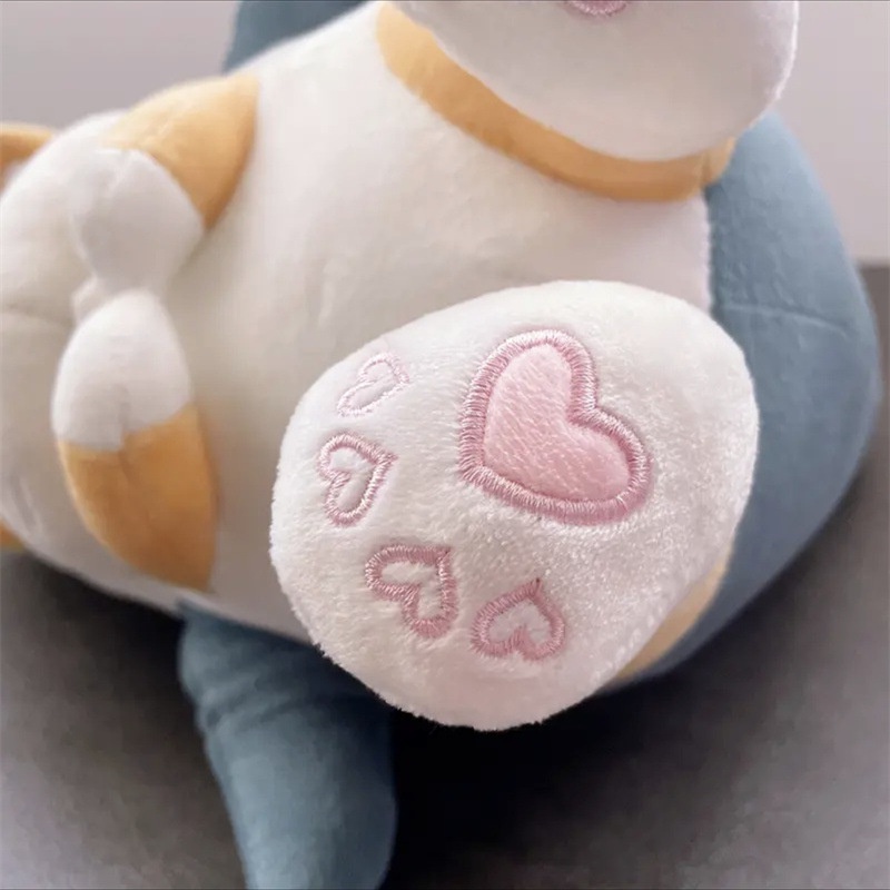 Gấu bông mèo cá mập mặt ngơ ngác dế thương Cat and Shark kích thước 45/70cm NEOCI