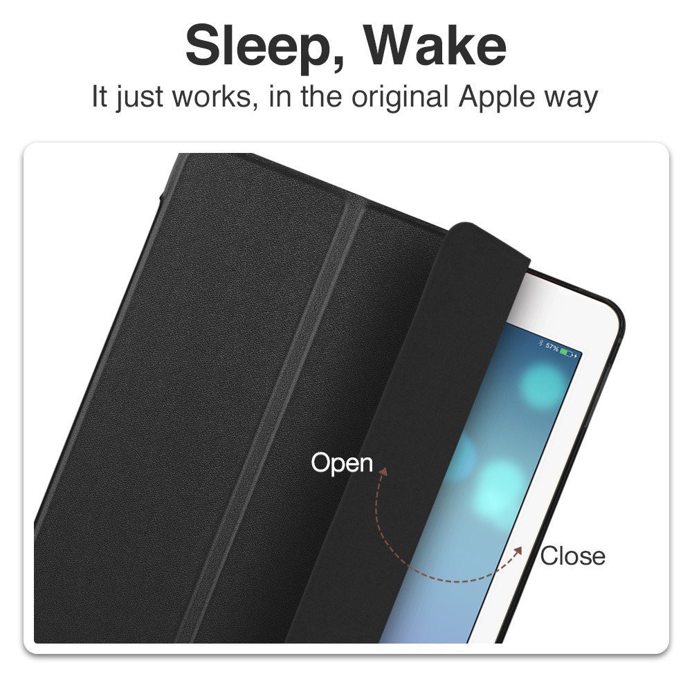 Bao da ốp lưng iPad Air tắt mở màn hình (Black) – Phukienchobanvip | BigBuy360 - bigbuy360.vn