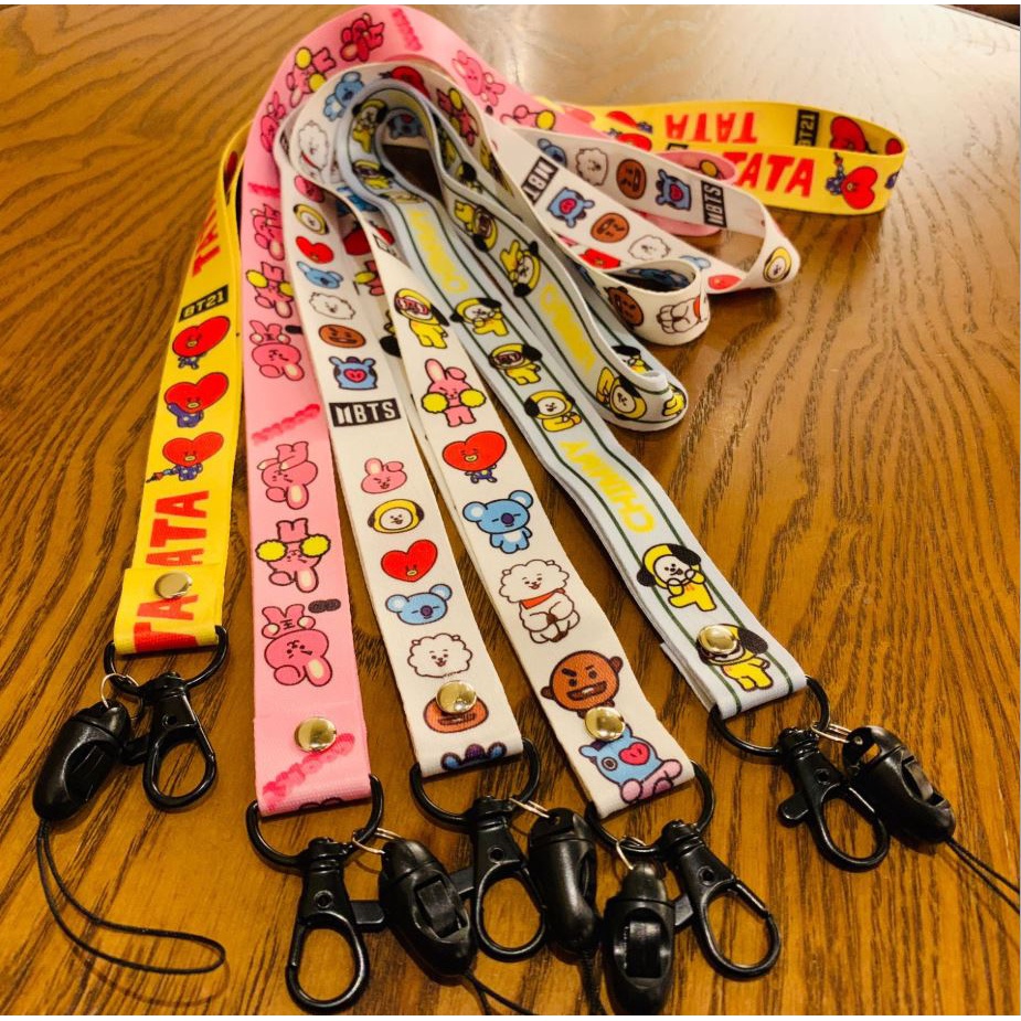 Strap nametag dài Dây đeo điện thoại, thẻ sinh viên BTS PERSONA dài 50cm full 4 ver