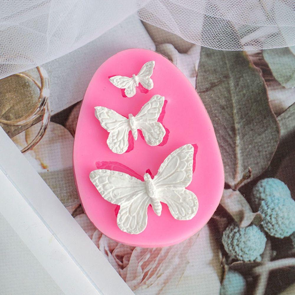 Khuôn Silicone Tạo Hình Làm Bánh Kẹo Hình Lá Phong / Bươm Bướm DIY