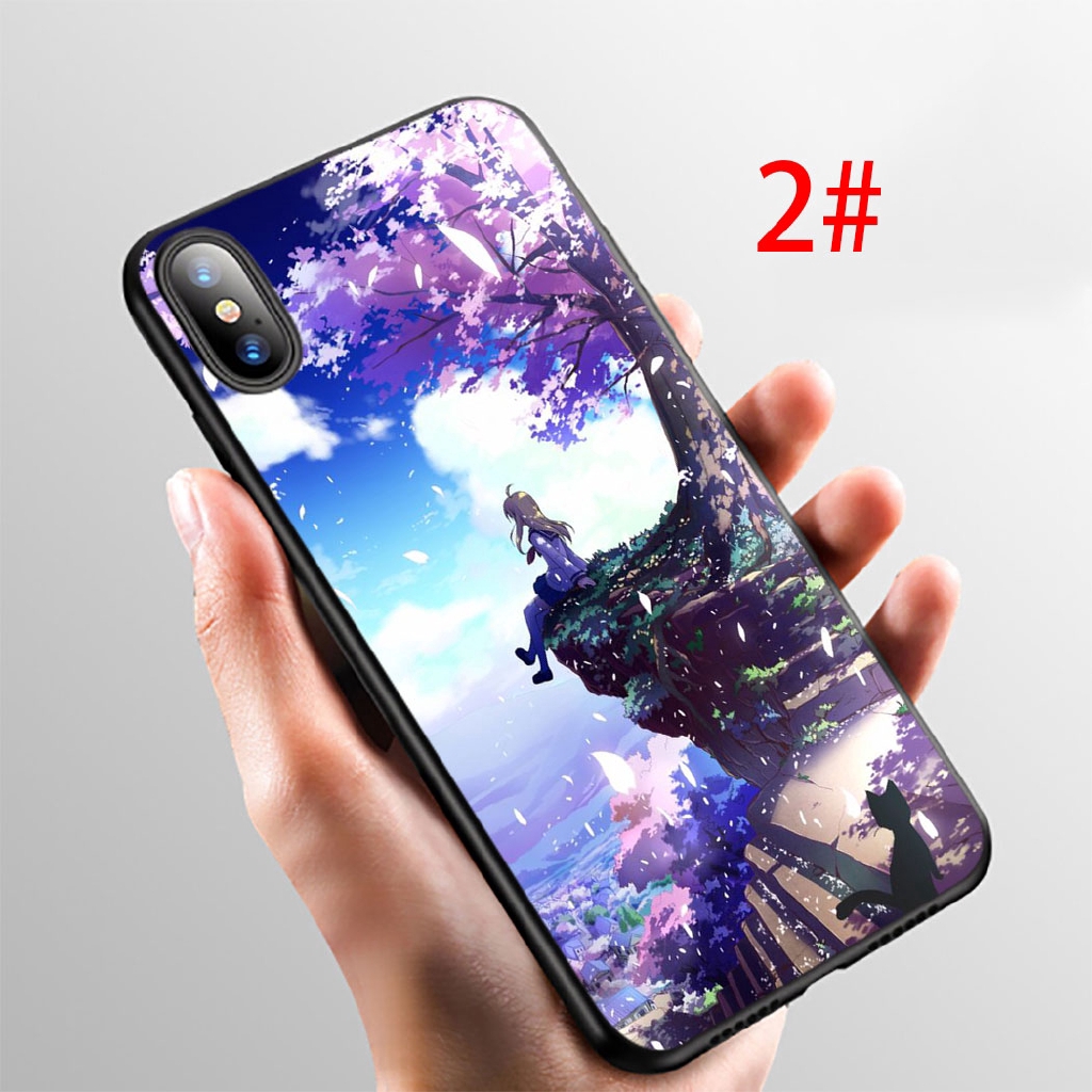 Ốp điện thoại mềm in hình ảnh anime dành cho iPhone XS Max XR 10 X 6 6s 7 8 Plus 5 5s