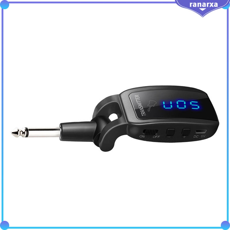 1 Cặp Bộ Thu Phát Tín Hiệu Đàn Guitar Không Dây UHF Kỹ Thuật Số 15 Kênh Có Thể Sạc Lại 50M