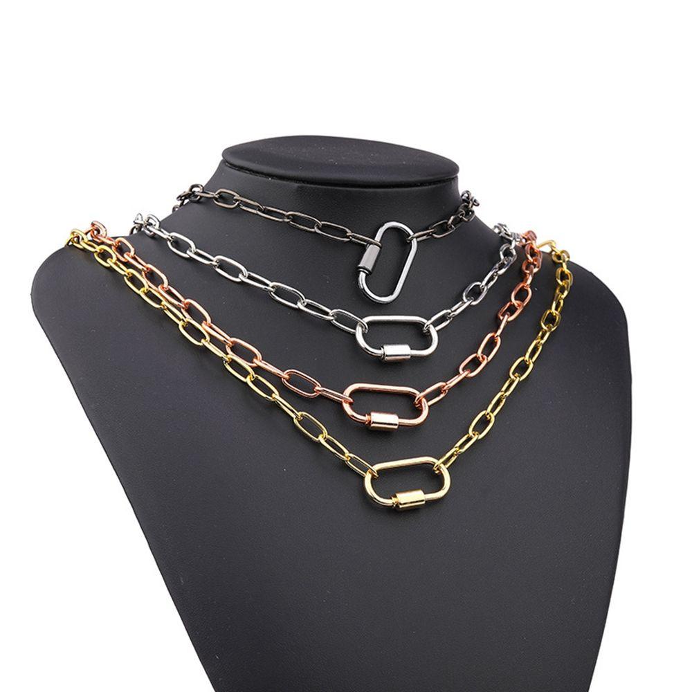 Set 4 Móc Cài Vòng Cổ Handmade 2 Kiểu Ốc Vít