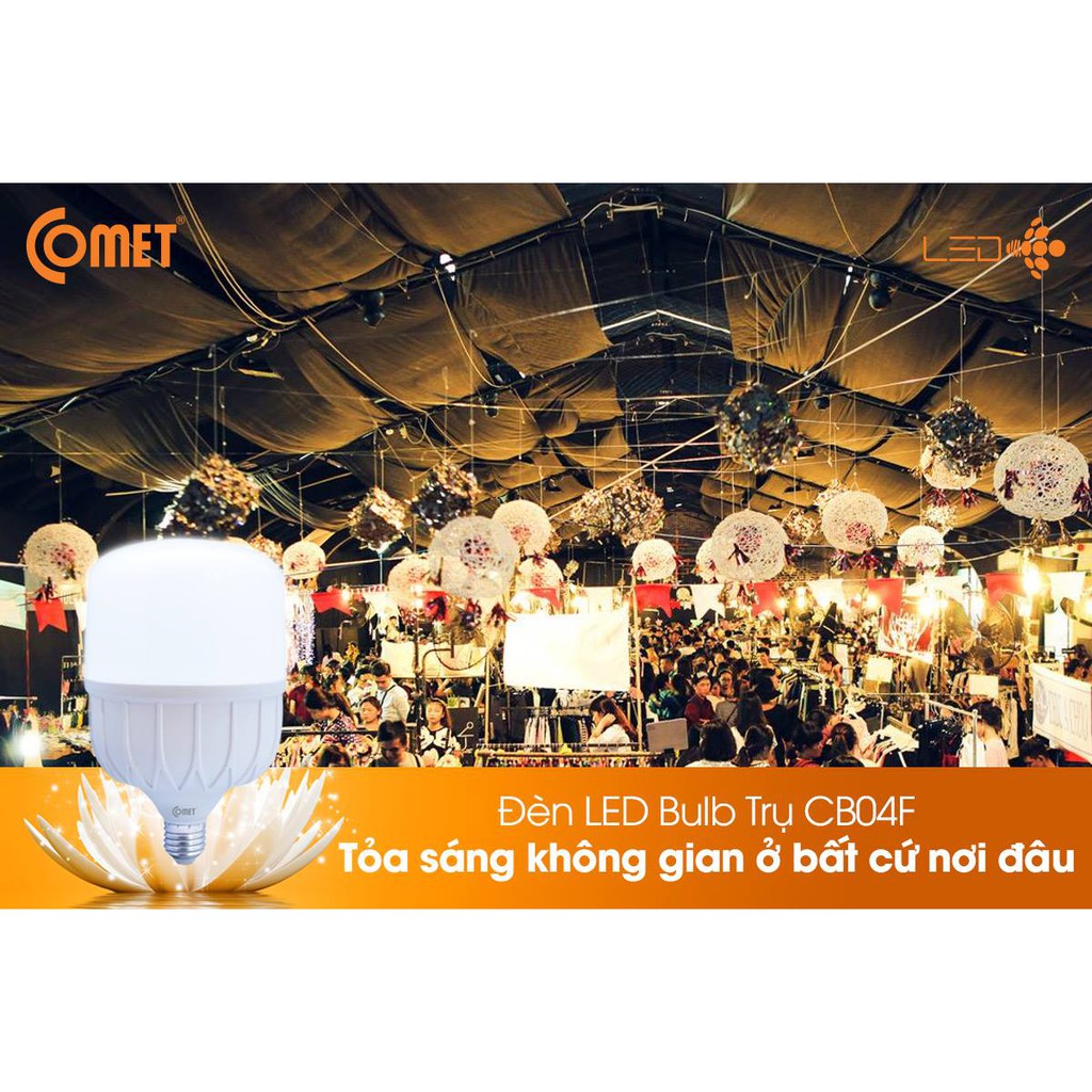 01 THÙNG (20 Bóng) Led Trụ COMET CB04F loại 18W, 28W