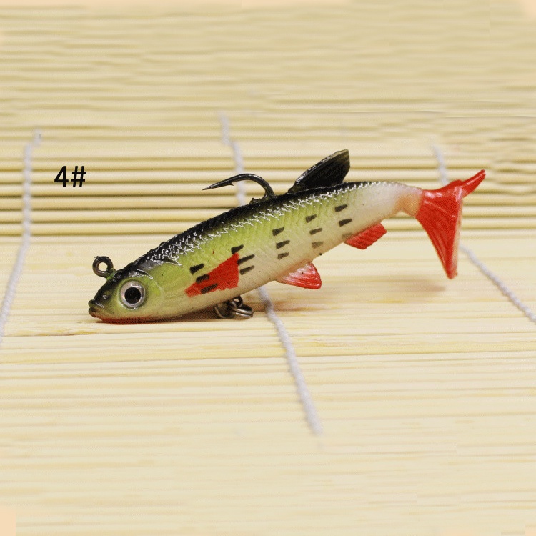 Mồi Giả Câu Cá Mềm Hình Con Sâu 9cm/14g