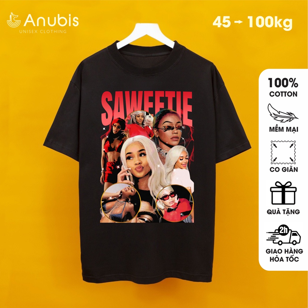 Áo Thun SAWEETIE Hiphop | Anubis Store Unisex
