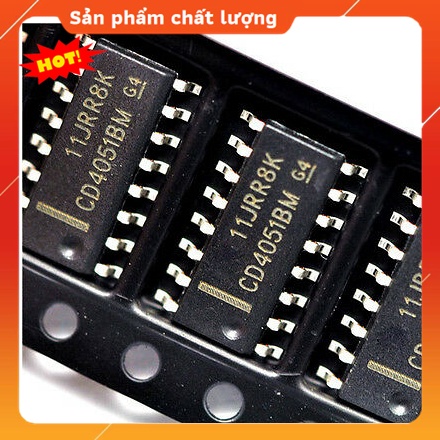 IC Logic CD4051BM  SOP-16 IC CẢM ỨNG CD4051