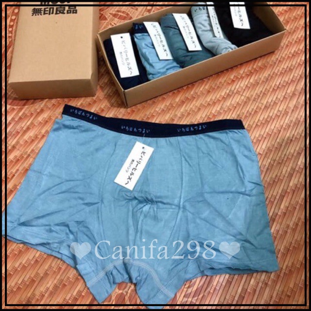Hộp 5 quần sịp đùi Nam xuất Nhật