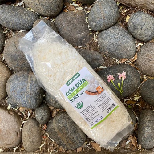 cơm dừa sấy khô green nature 300gr