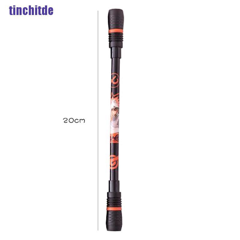 [Tinchitde] Non Slip Coated Spinning Pen Rolling Pen Ball Point Improve Learning Supplies [Tin]