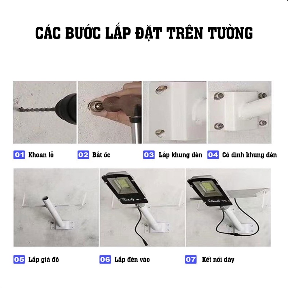 Đèn đường năng lượng mặt trời 400W SUNECO, Đèn cao áp năng lượng mặt trời, đèn led năng lượng mặt trời, Bảo hành 2 năm